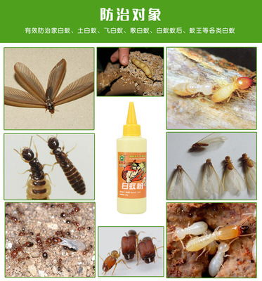 衛(wèi)士威白蟻藥白蟻粉 裝修白蟻防治殺白蟻整巢端 1%氟蟲腈滅白蟻藥